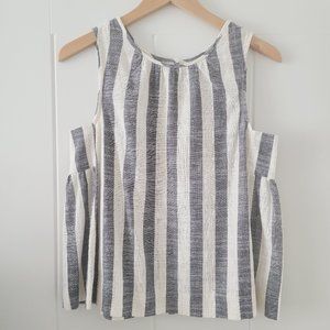 Striped Blousy Tank Top